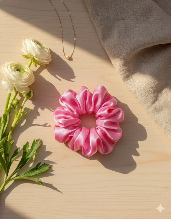 Imagen 1 de Scrunchie Rosa Satin