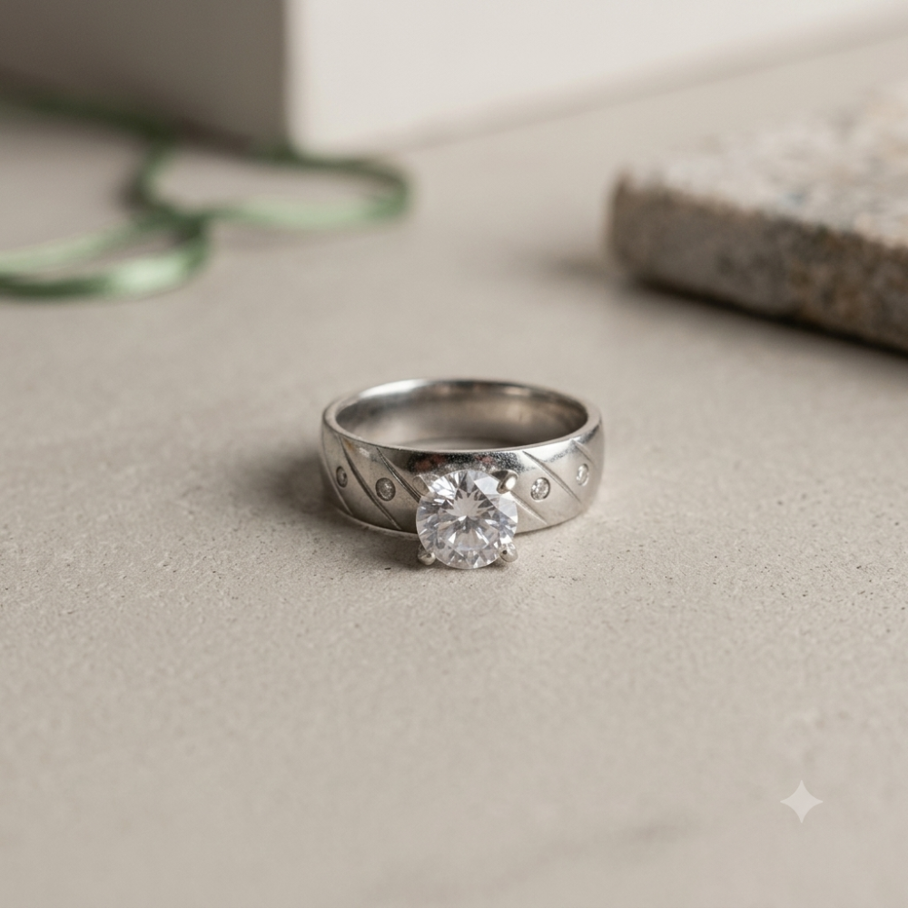 Imagen 1 de Anillo Plateado