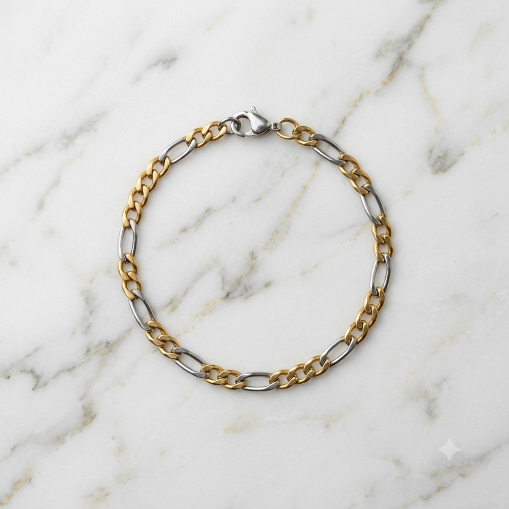 Imagen 1 de Pulsera Dos Tonos Unisex