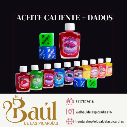 Imagen 1 de Aceite Caliente + Dados Eróticos