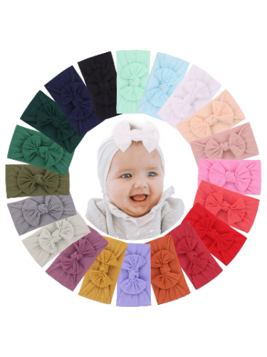 Imagen 1 de Banda elastica para bebe suave con lazo y nudo