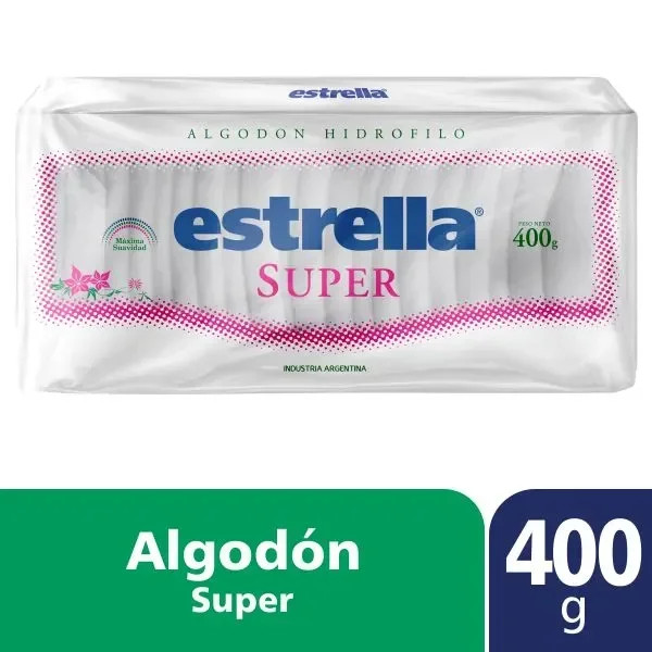 Imagen 1 de ALGODON ESTRELLA x400G