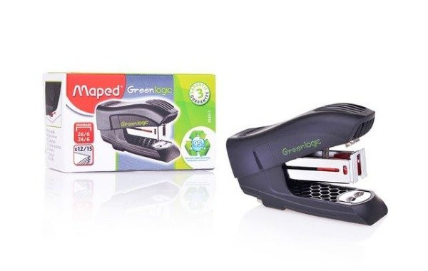 Imagen 1 de ABROCHADORA GREENLOGIC MINI 24/6 MAPED