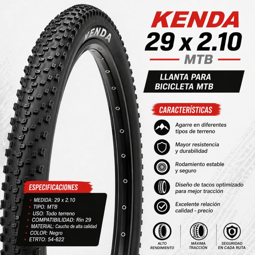 Imagen 1 de LLANTA KENDA 29*2.10