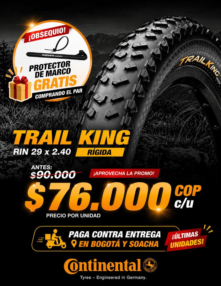 Imagen 1 de Llanta continental trail king 29*2.4