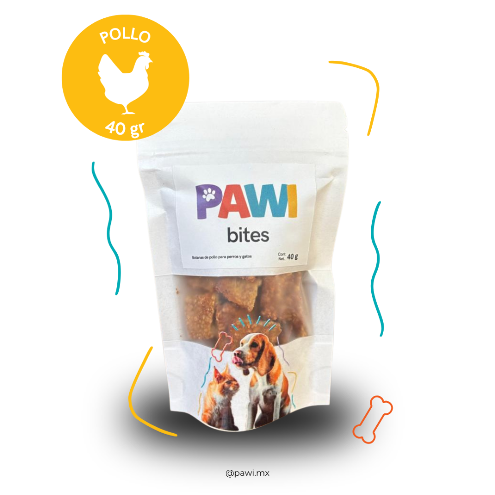 Imagen 1 de PAWI bites Pollo 40 gr