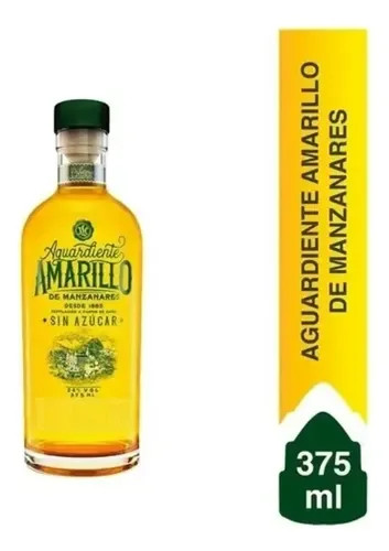 Imagen 1 de AGUARDIENTE AMARILLO 375 ML