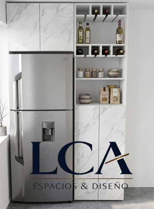 Imagen 1 de Alacena con mueble de nevera