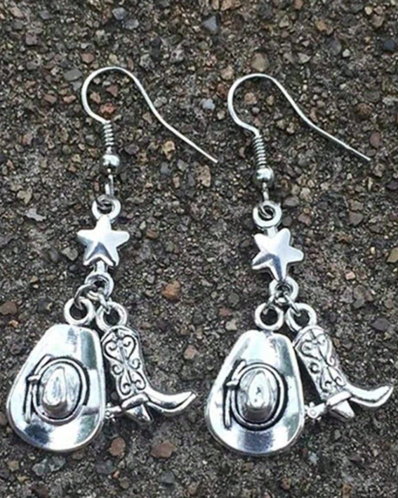 Imagen 1 de Aretes bota y sombrero 86047763