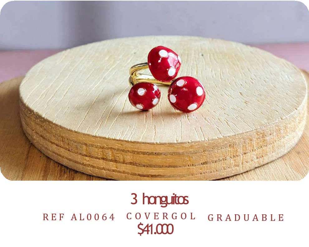 Imagen 1 de ANILLO 3 HONGUITOS