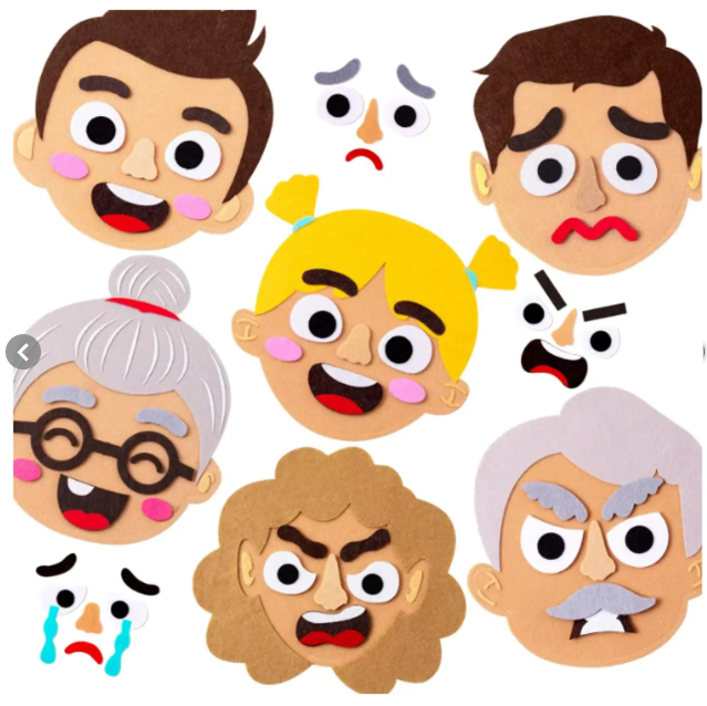Imagen 1 de Armando caritas de la familia de fieltro