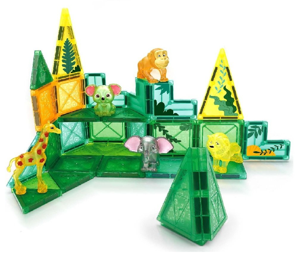 Imagen 1 de Bloques planos magnético de animales 40 pcs 