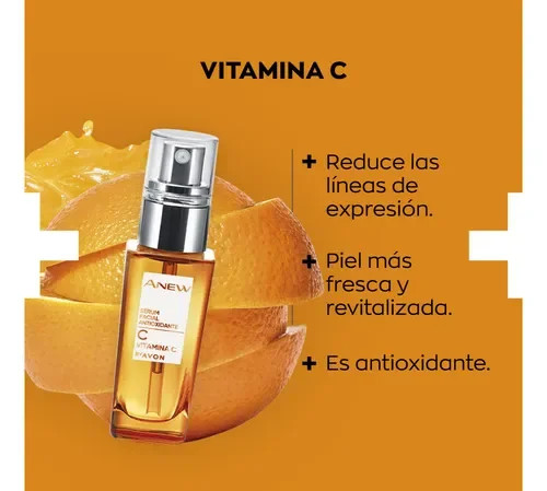 Imagen 1 de AVON ANWE SERUM FACIAL ANTIOXIDANTE VITAMINA C 30 ML