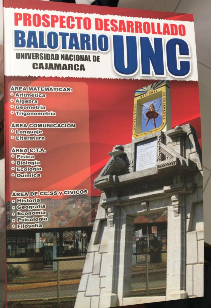 Imagen 1 de 1. BALOTARIO UNC - CONOCIMIENTOS