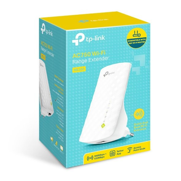 Imagen 1 de (ANTENAS INTERNAS) EXTENSOR DE COBERTURA WIFI UNIVERSAL AC750 DUAL BAND