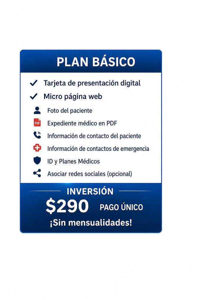 Imagen 1 de Tarjetas Medicas de Emergencias