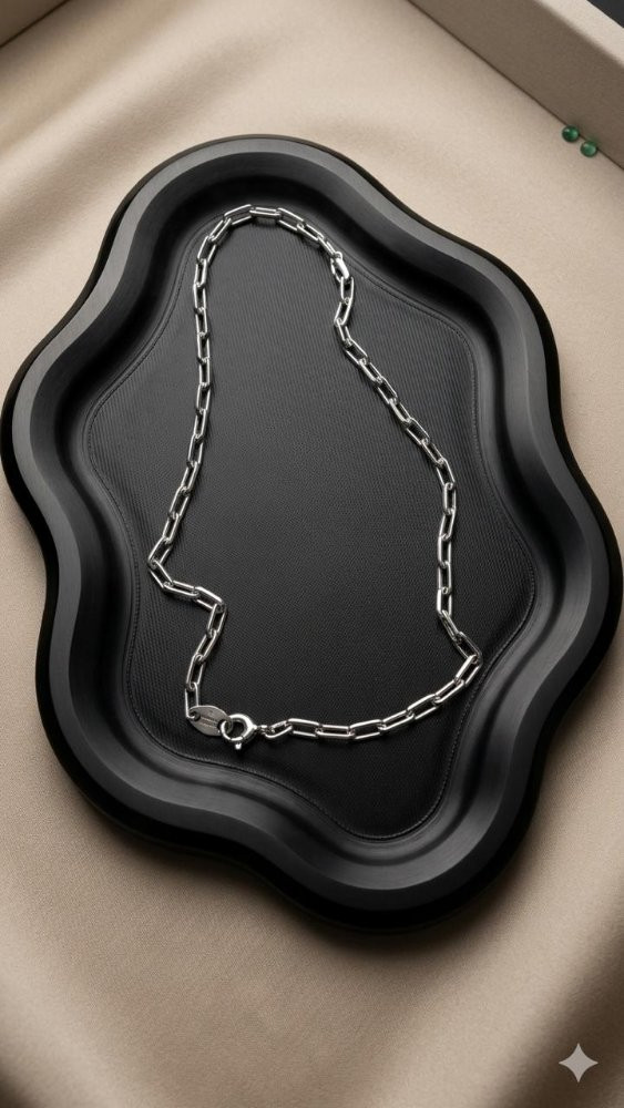 Imagem 1 de Colar Elo Cartier Prateado
