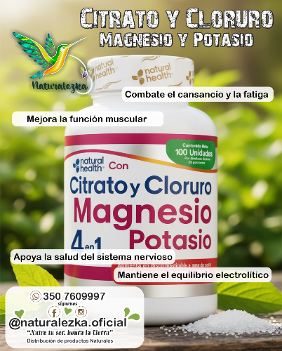 Imagen 1 de Citrato y Cloruro de Magnesio - Potasio