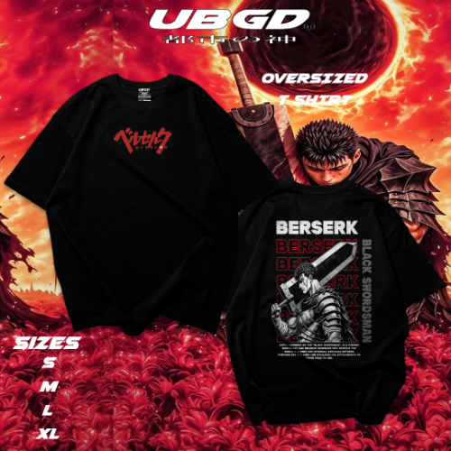 Imagen 1 de CAMISETA OVERSIZE BLACK  BERSERK