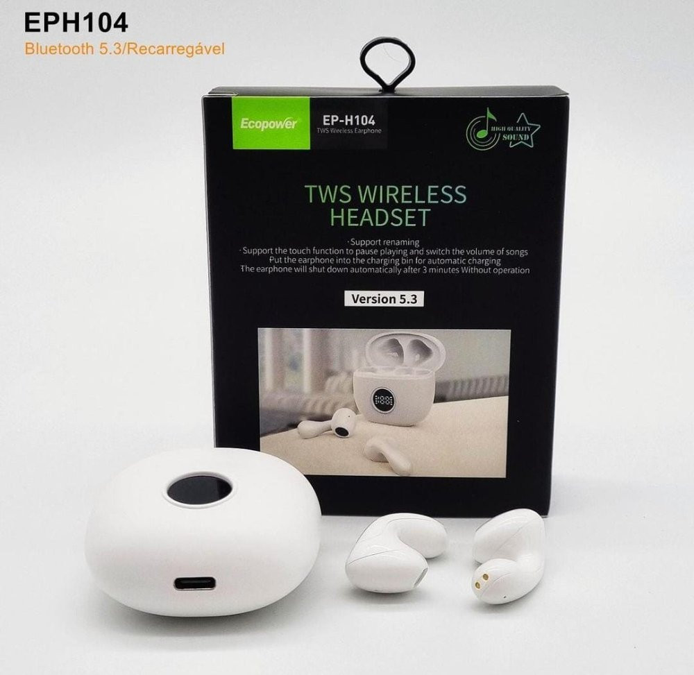 Imagen 1 de Auricular ecopower eph104 Bluetooth