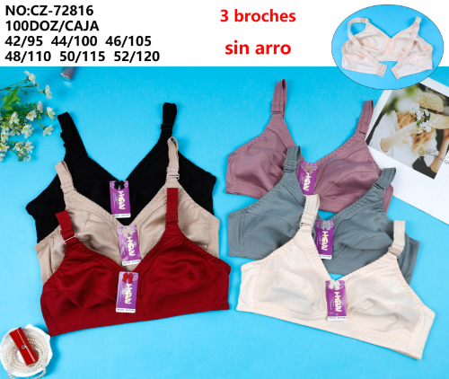 Imagen 1 de Corpiño sin Aro, Reducción suave, sostén impecable. Pack x 2