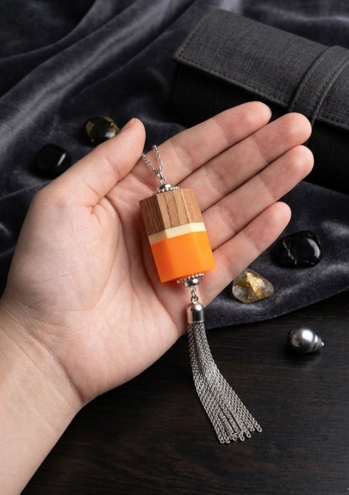 Imagen 1 de Collar / Madera Naranja