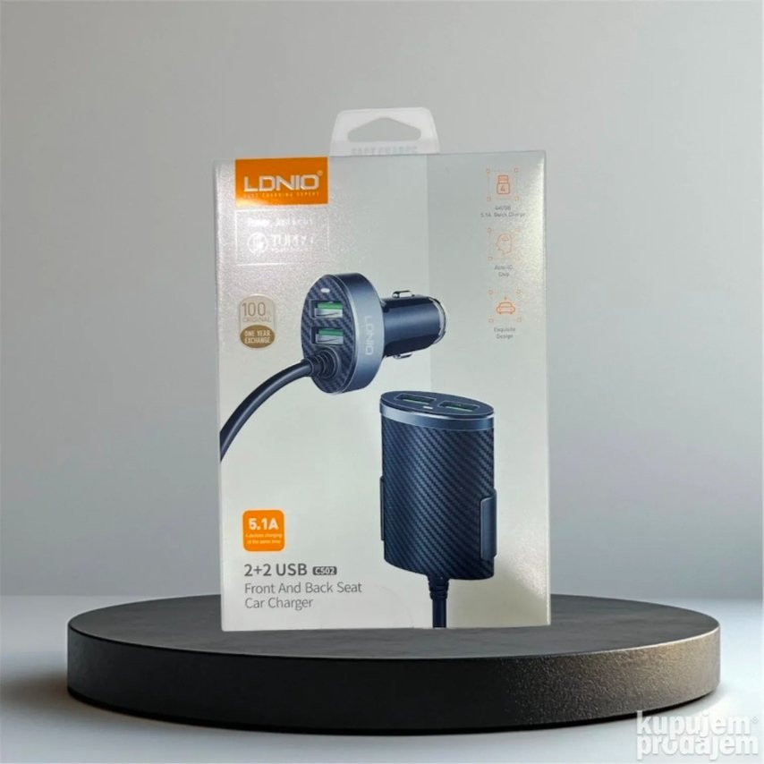 Imagen 1 de Cargador de carro 2USB c502
