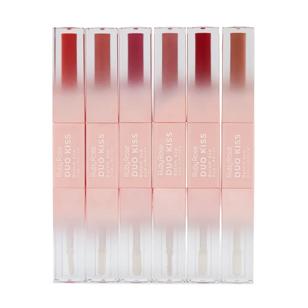 Imagem 1 de Batom DUO KISS Ruby Rose - HB-L6203