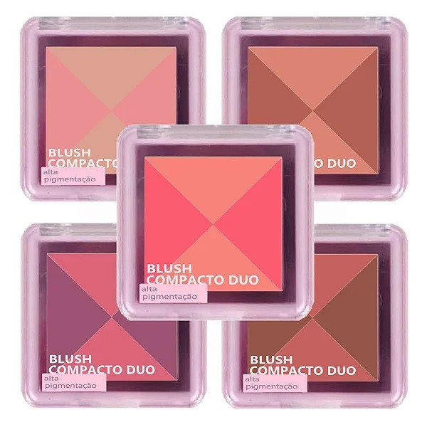 Imagem 1 de Blush Compacto Duo Ruby Rose - HB-F585