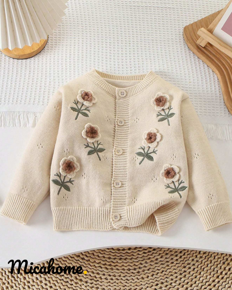 Imagen 1 de Cardigan Floral para Niña