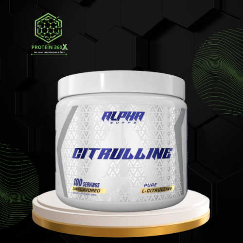 Imagen 1 de Alpha Supps Citrulline. Es un suplemento en polvo puro sin sabor.