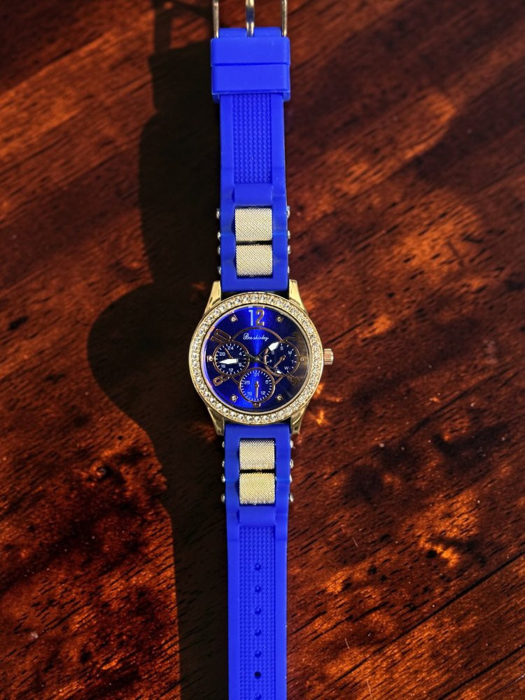 Image 1 of Reloj Azul/Oro Rosa Dama