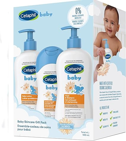 Imagen 1 de  Cetaphil Baby Gift Pack - Baby Skincare Essentials - Paraben, Colourant and Mineral Oil Free