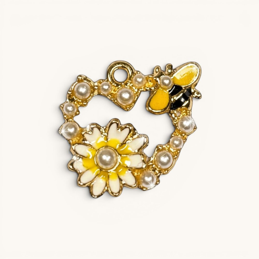 Imagen 1 de Dije Corazón Abeja