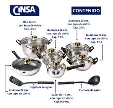Imagen 1 de Batería Cinsa Viena 12 Piezas