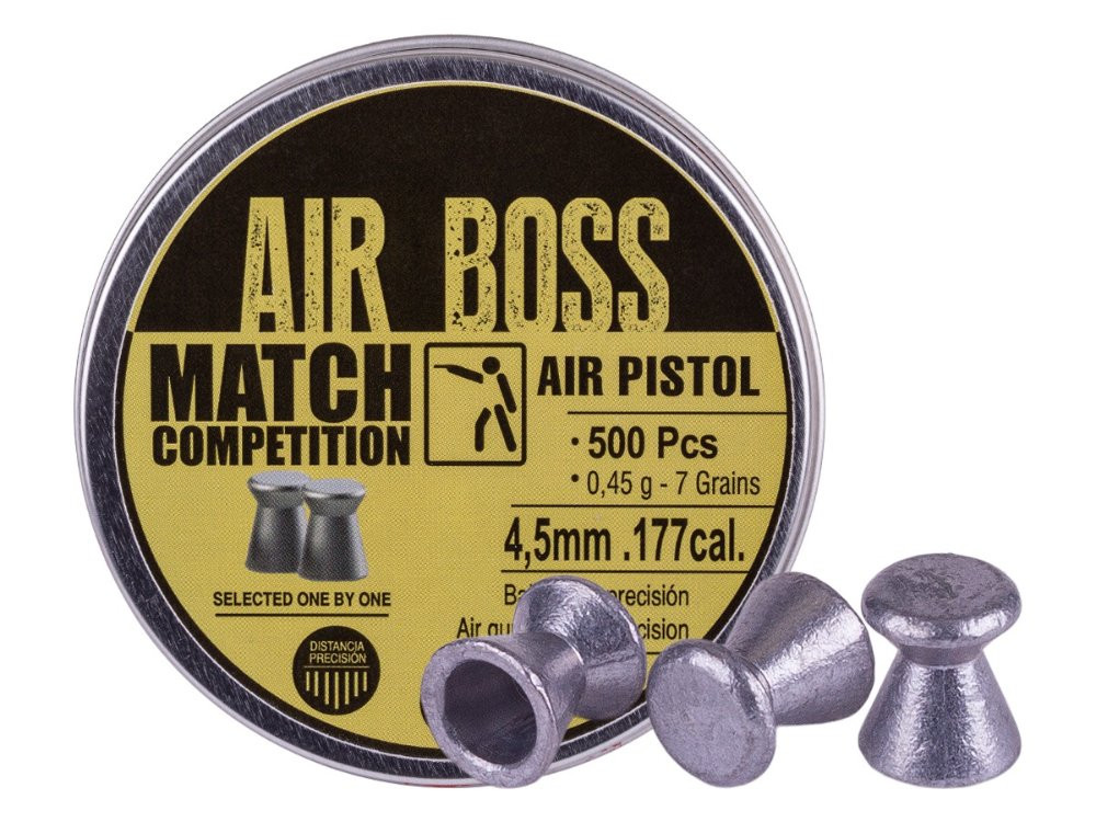 Imagen 1 de diabolos air boss match calibre 5.5 (.22) caja x 250