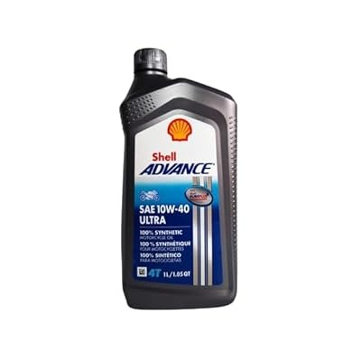 Imagen 1 de  Aceite 10W-40 Ultra Sintético 4T Moto Shell Advance 1lt