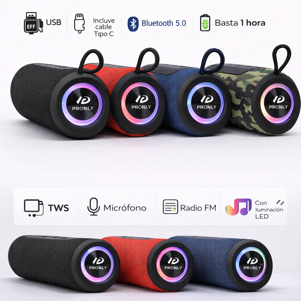Imagen 1 de BOCINA BOX LED PORTATIL