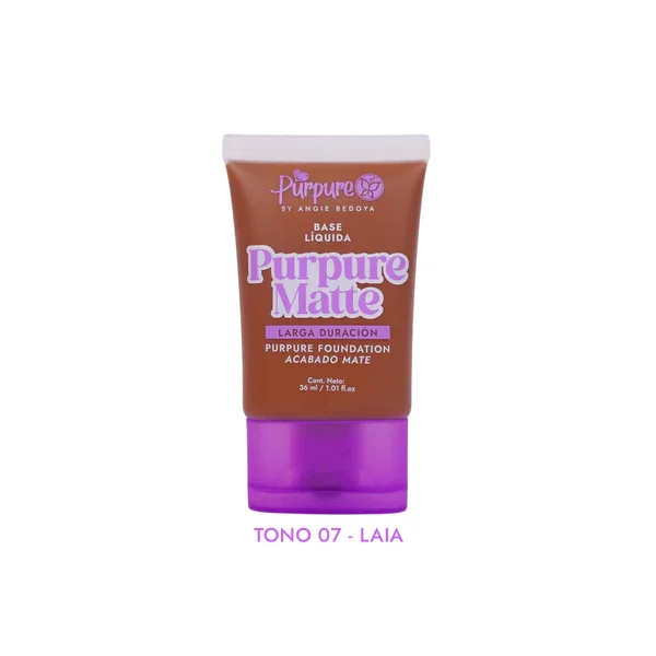 Imagen 1 de Base Liquida Mate Tono 07 Laia - Purpure 