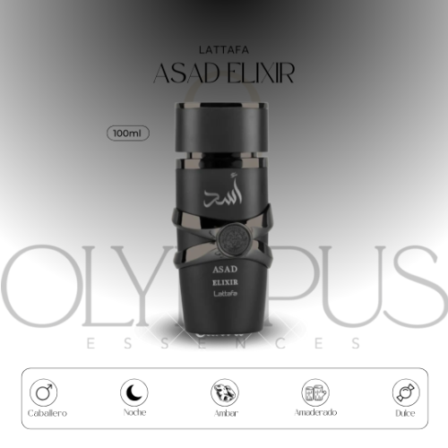 Imagen 1 de ASAD ELIXIR LATTAFA 3.4 OZ