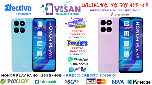 Imagen 1 de Honor Play 9A 128GB*4GB