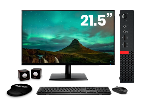 Imagen 1 de Combo Astron Tiny N500 Black Intel Core i5-12450H + Monitor 21,5"