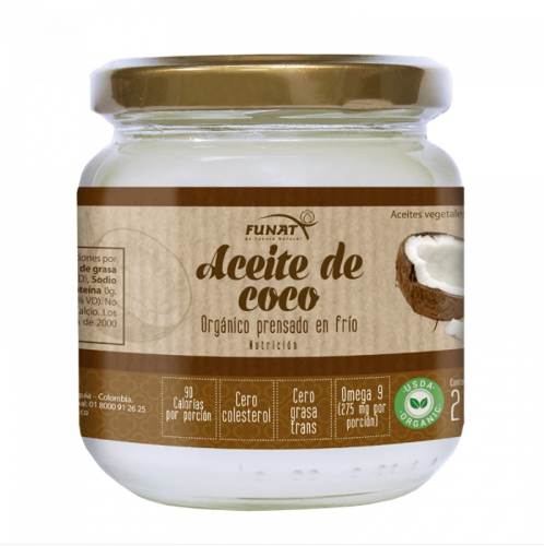 Imagen 1 de Aceite de Coco (200 ml) - Funat 