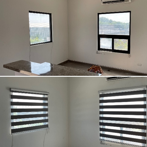 Imagen 1 de Ejemplo: Tela Sheer Elegance Black Out Original - Gris