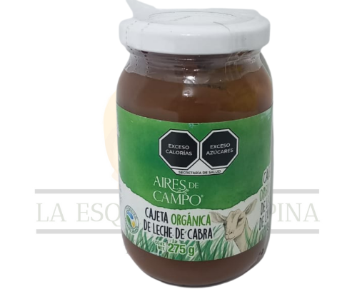 Imagen 1 de AIRES DE CAMPO CAJETA ORGANICA  DE LECHE DE CABRA.275