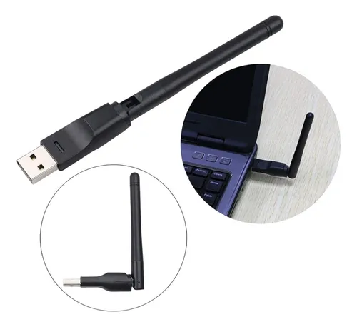 Imagen 1 de Antena Wifi Adaptador 300mbps Usb Pc Laptop