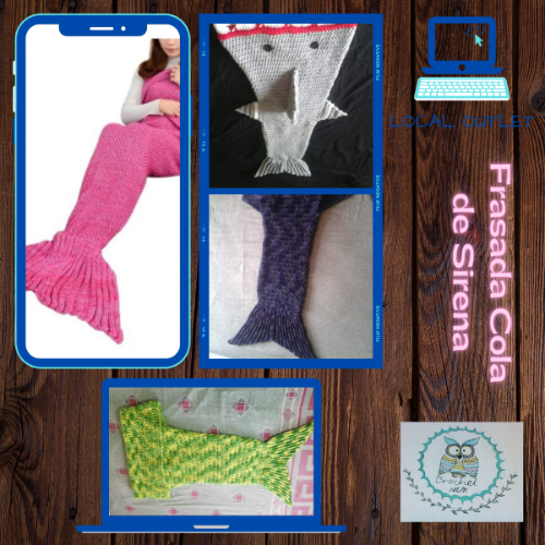 Imagen 1 de Cola de sirena-Cobija-Poncho