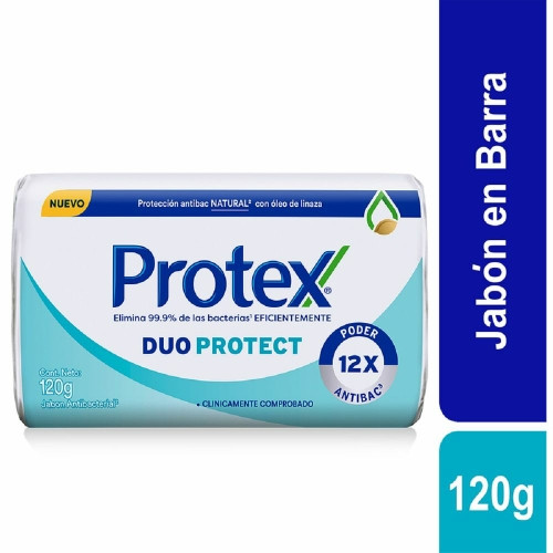 Imagen 1 de 3 pack de jabones de baño Protex Duo protect de 120 gr c/