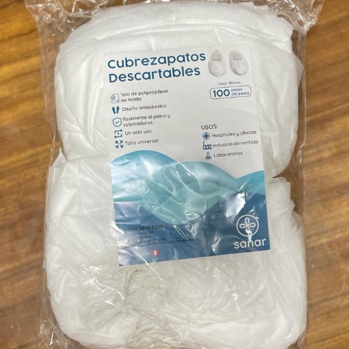 Imagen 1 de Cubrecalzados Descartables - Color Blanco - Marca Sanar