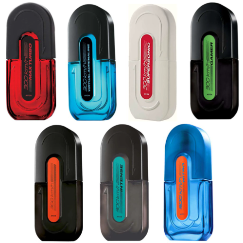 Imagen 1 de 300km X1und /Max Turbo Roja-Blanca, Intense, Gamer Hombre 100ml Avon 